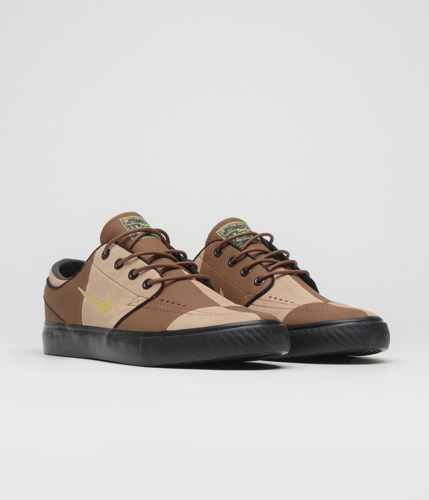 Nike SB Janoski OG+ Premium  Shoes - Light British Tan / Saturn Gold - Hemp - Black