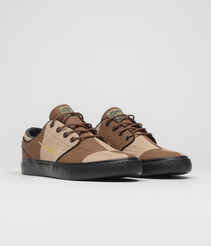 Nike SB Janoski OG+ Premium  Shoes - Light British Tan / Saturn Gold - Hemp - Black