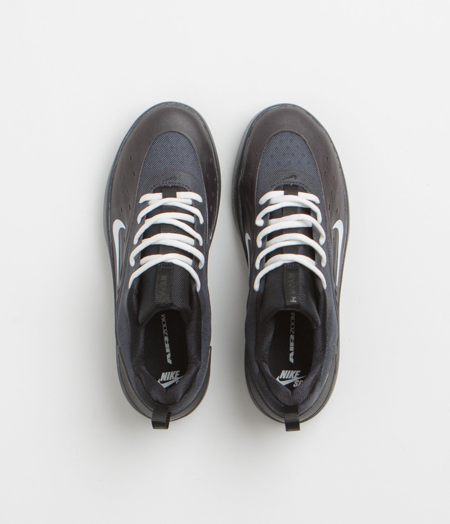 Nike SB Nyjah 4 Shoes - Black / White - Black - White