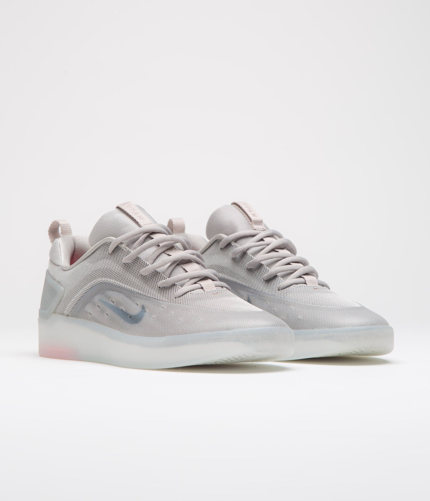 Nike SB Nyjah 4 Shoes - College Grey / Mink Brown - Light Silver