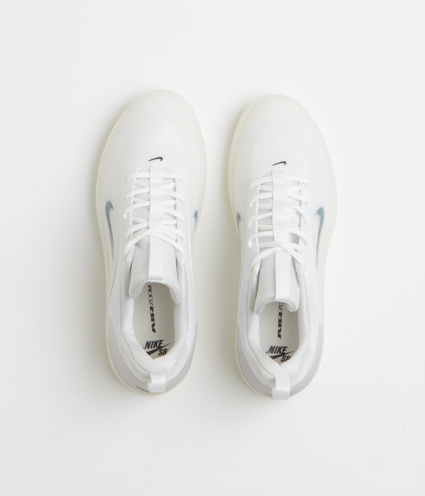 Nike SB Nyjah 4 Shoes - White / Black - White - Black