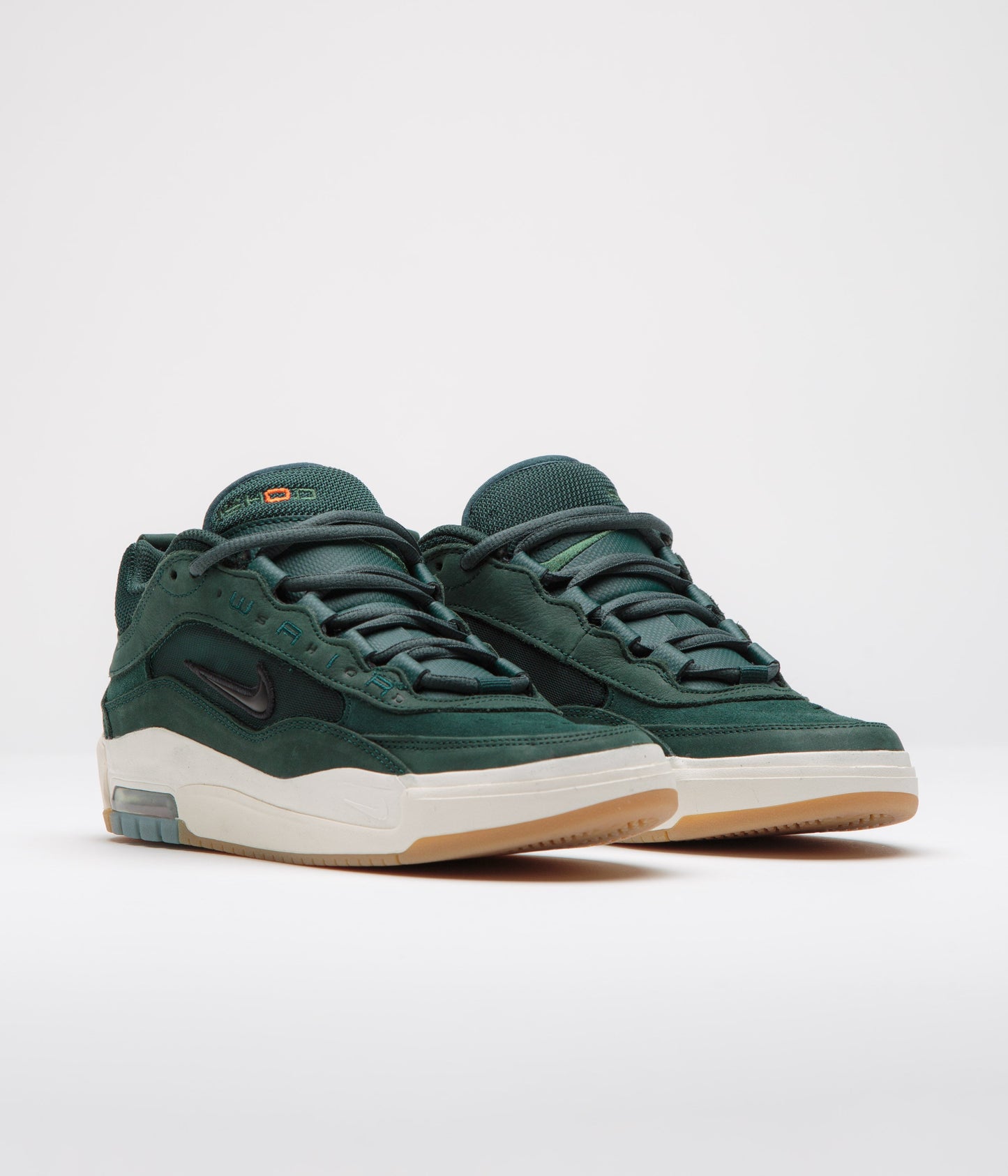 Nike SB Orange Label Air Max Ishod Shoes - Deep Fir / Black - Fir - Sail