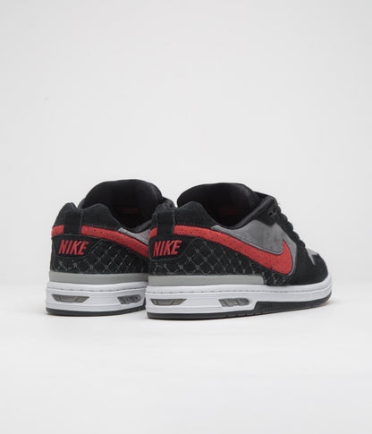 Nike SB P-Rod 1 OG Shoes - Black / Varsity Red - Flint Grey - Black
