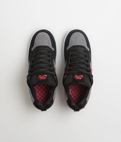 Nike SB P-Rod 1 OG Shoes - Black / Varsity Red - Flint Grey - Black