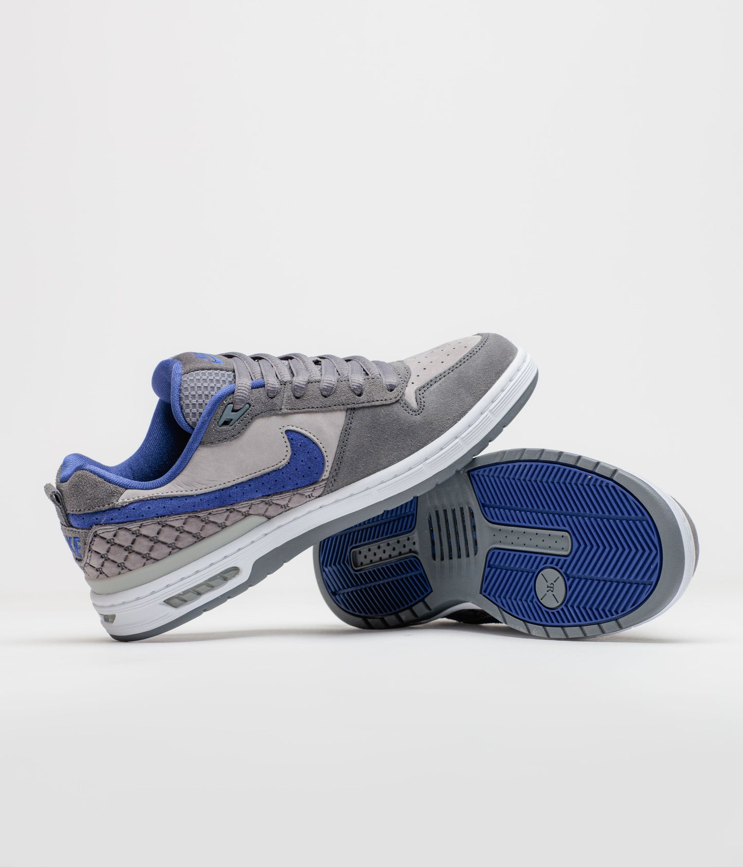 Nike SB P-Rod 1 OG Shoes - Flint Grey / Deep Royal Blue - Flint Grey