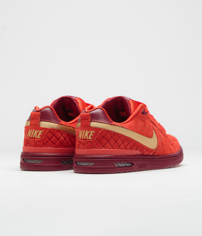 Nike SB P-Rod 1 OG Shoes - Habanero Red / Club Gold - Team Red