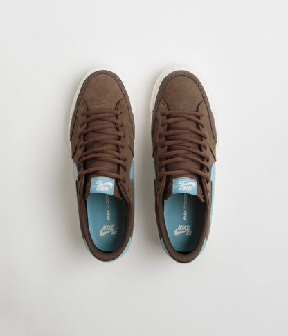 Nike SB Pogo Plus Shoes - Cacao Wow / Denim Turquoise - Baroque Brown - Sail