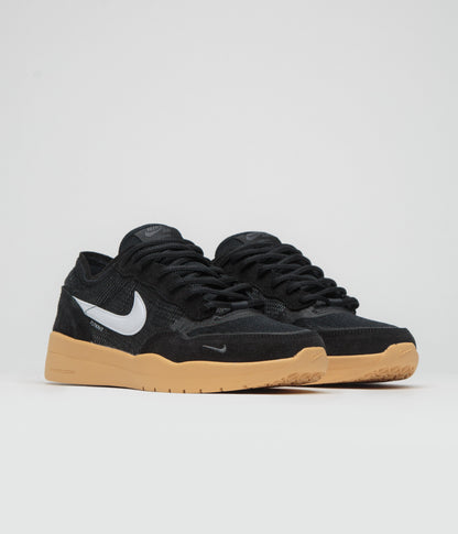 Nike SB PS8 Shoes - Black / White - Anthracite - Gum Yellow