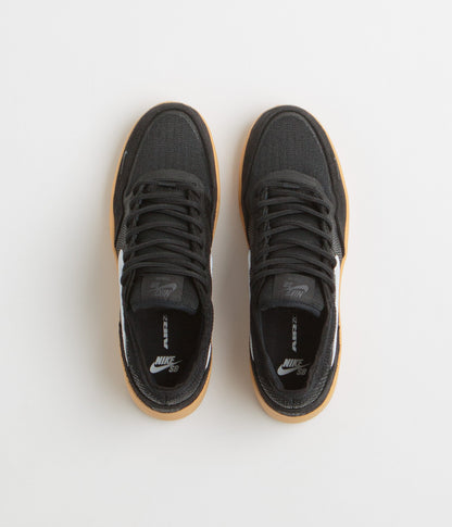 Nike SB PS8 Shoes - Black / White - Anthracite - Gum Yellow