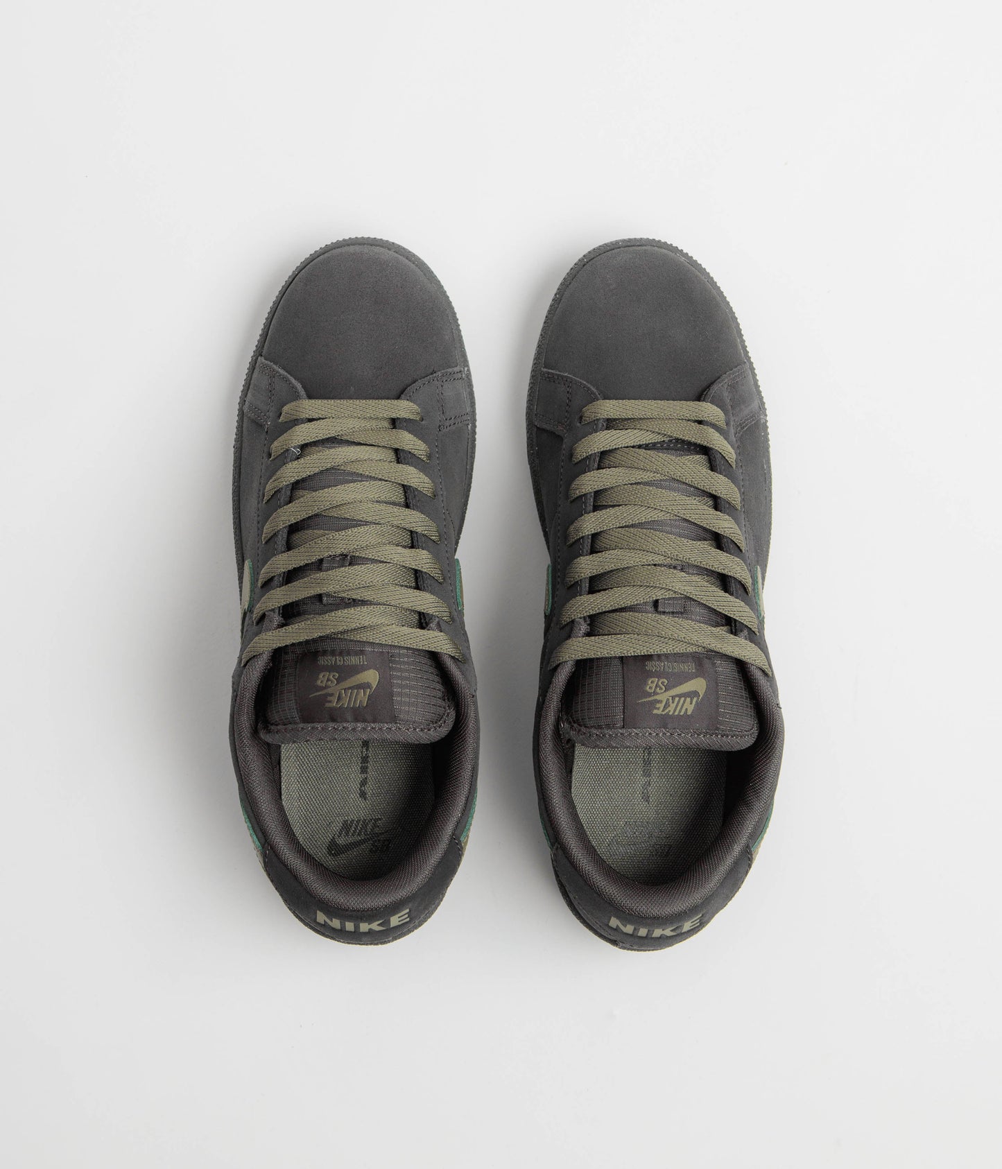 Nike SB Tennis Classic Shoes - Deep Pewter / Medium Olive - Deep Pewter