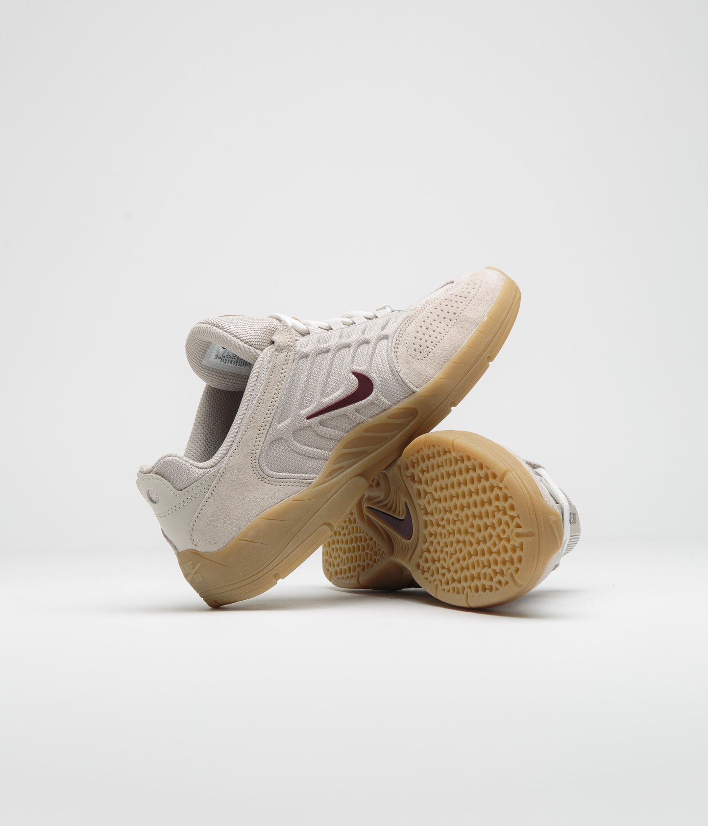 Nike SB Vertebrae Shoes - Cream II / Burgundy Crush - Phantom