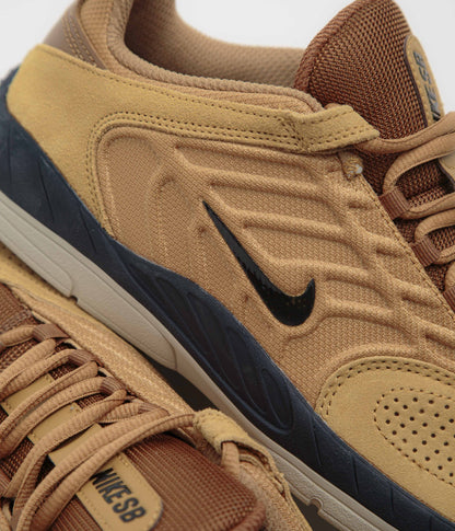 Nike SB Vertebrae Shoes - Wheat / Black - Light British Tan - Obsidian