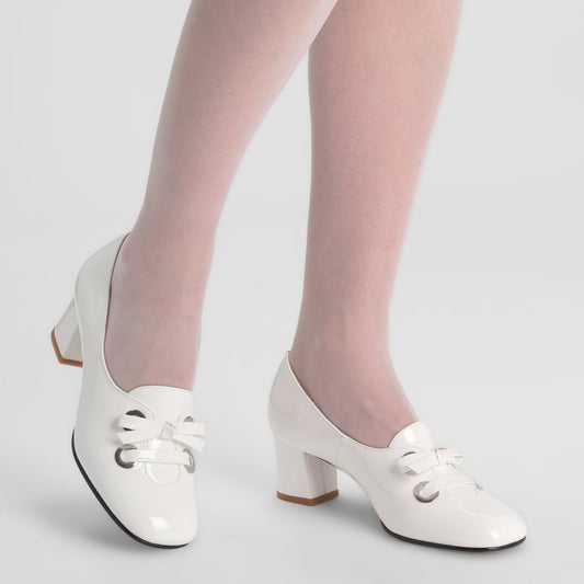 Pattie 1960s Shoes (White)