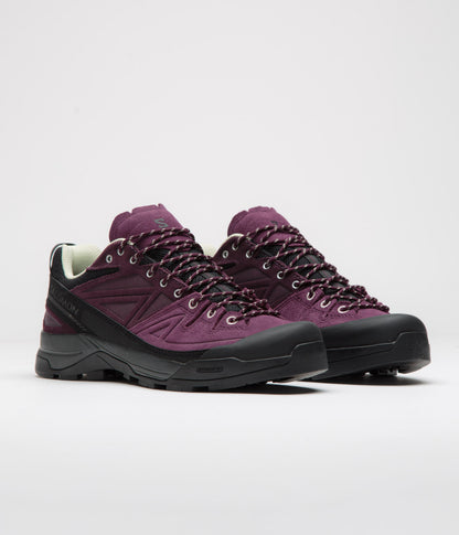 Salomon X-ALP LTR Shoes - Winter Bloom / Plum Perfect / Lime Cream