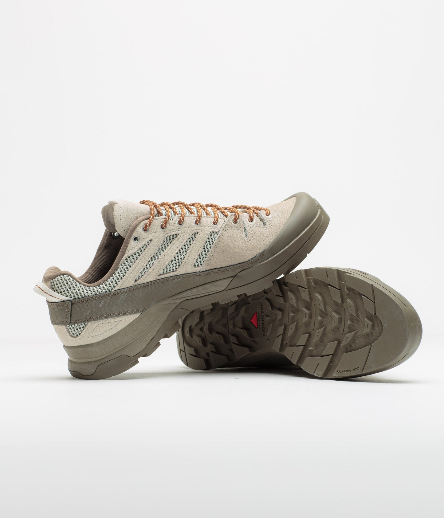 Salomon X ALP Woven Shoes - Walnut / Silver Cloud / Vanilla Ice