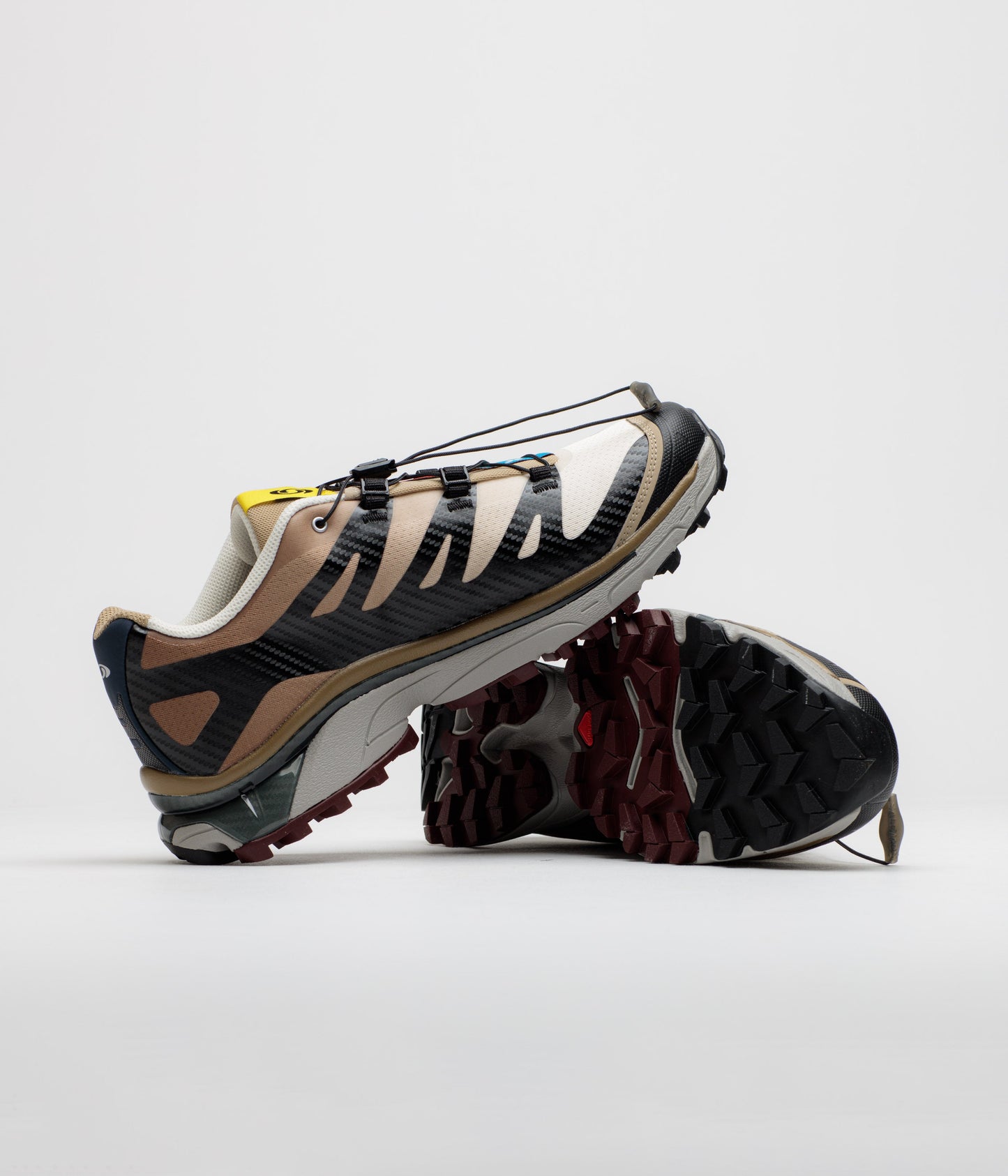 Salomon XT-4 OG Shoes - Black / Desert Tan / Vanilla
