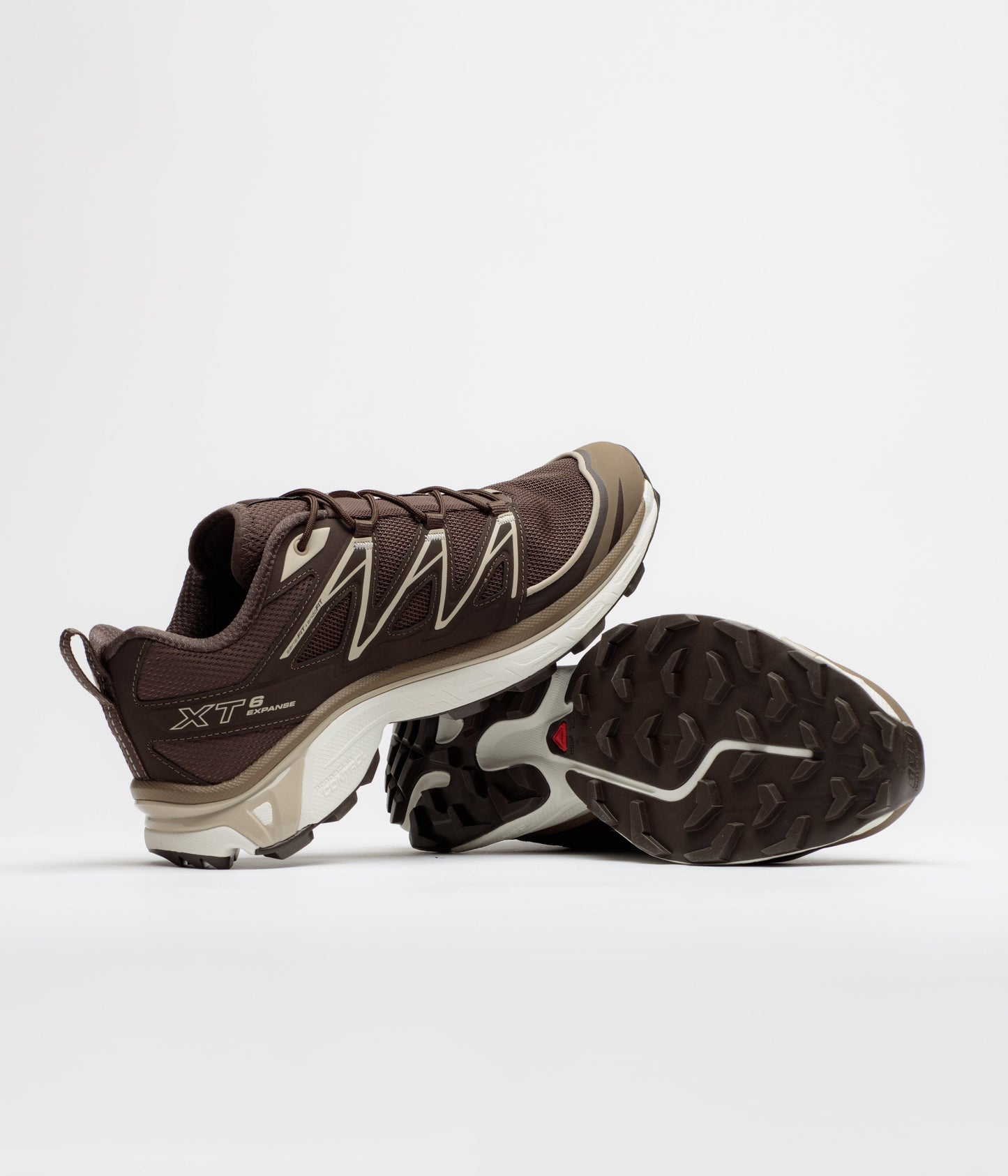 Salomon XT-6 Expanse Shoes - Earth Brown / White Pepper