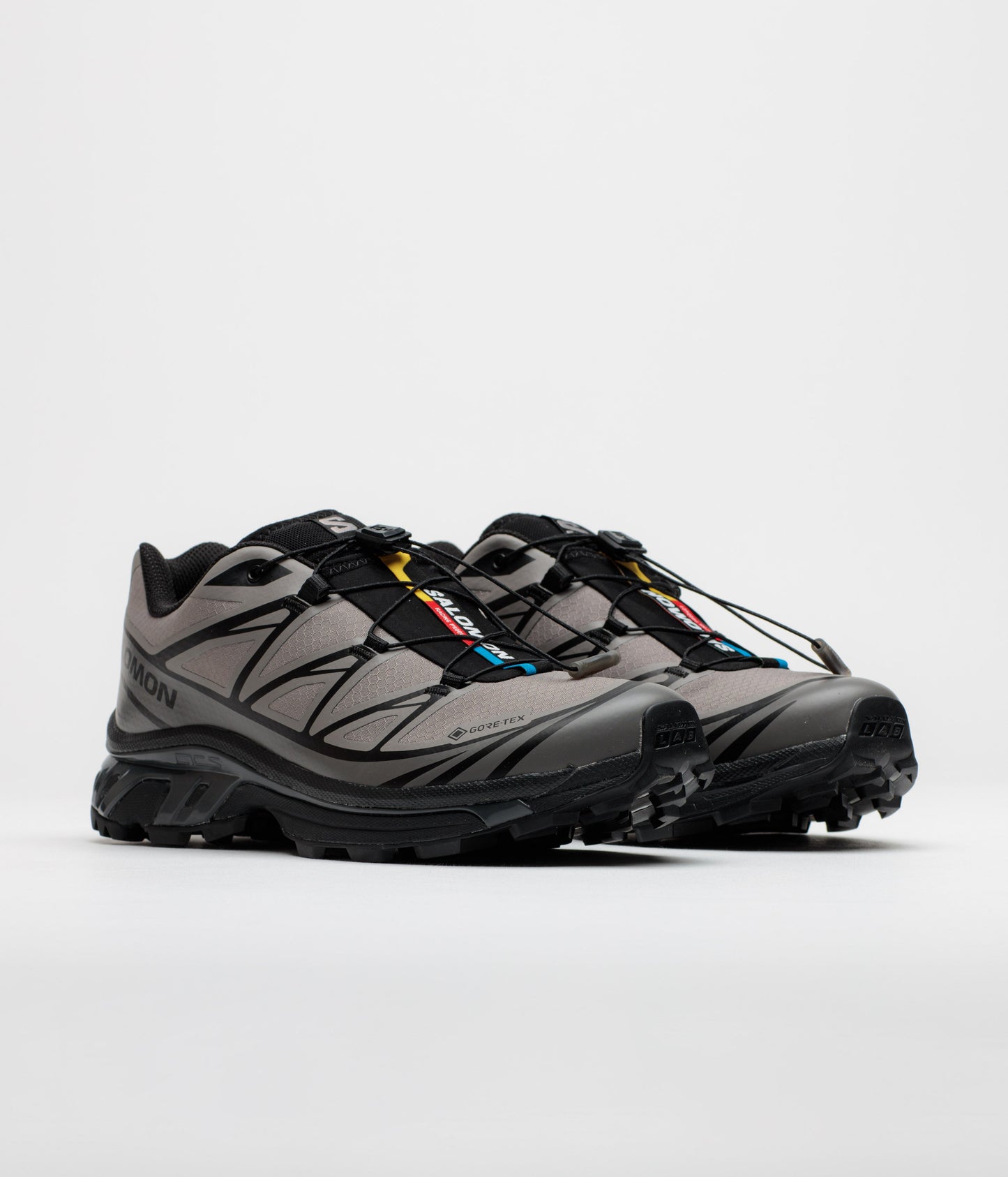 Salomon XT-6 GTX Shoes - Black / Cloudburst / Dark Gull Grey