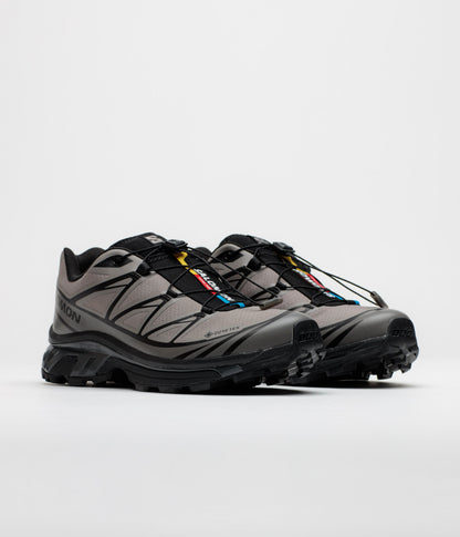 Salomon XT-6 GTX Shoes - Black / Cloudburst / Dark Gull Grey