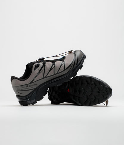 Salomon XT-6 GTX Shoes - Black / Cloudburst / Dark Gull Grey