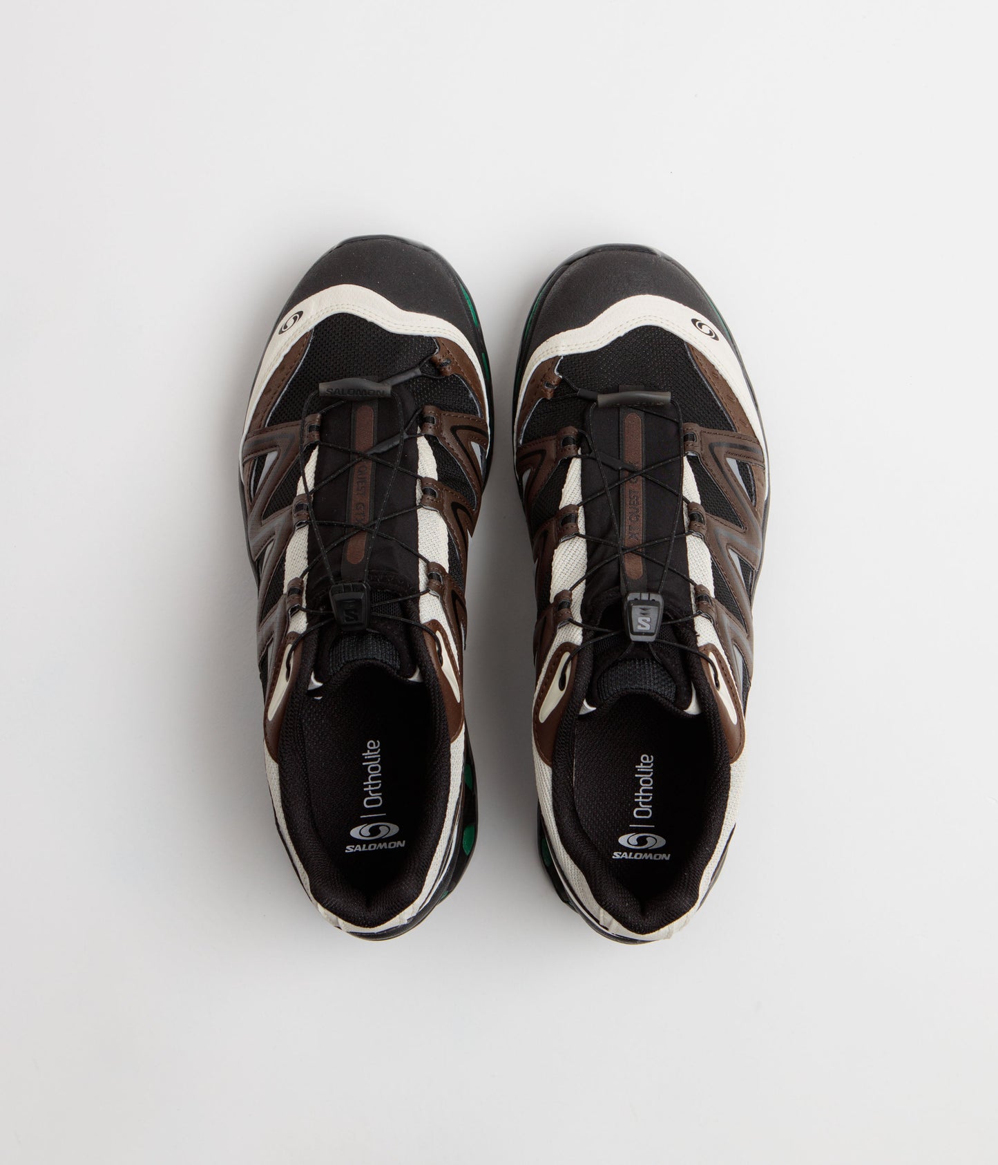Salomon XT-Quest GTX Shoes - Black / Delicioso / Green Jacket