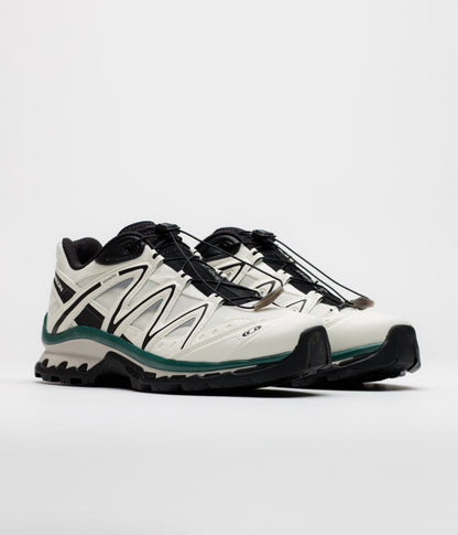 Salomon XT-Quest Shoes - Vanilla Ice / Black / Bistro Green