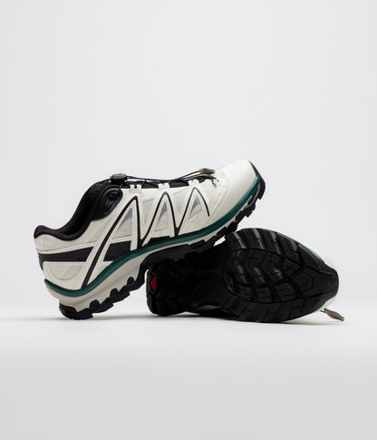 Salomon XT-Quest Shoes - Vanilla Ice / Black / Bistro Green