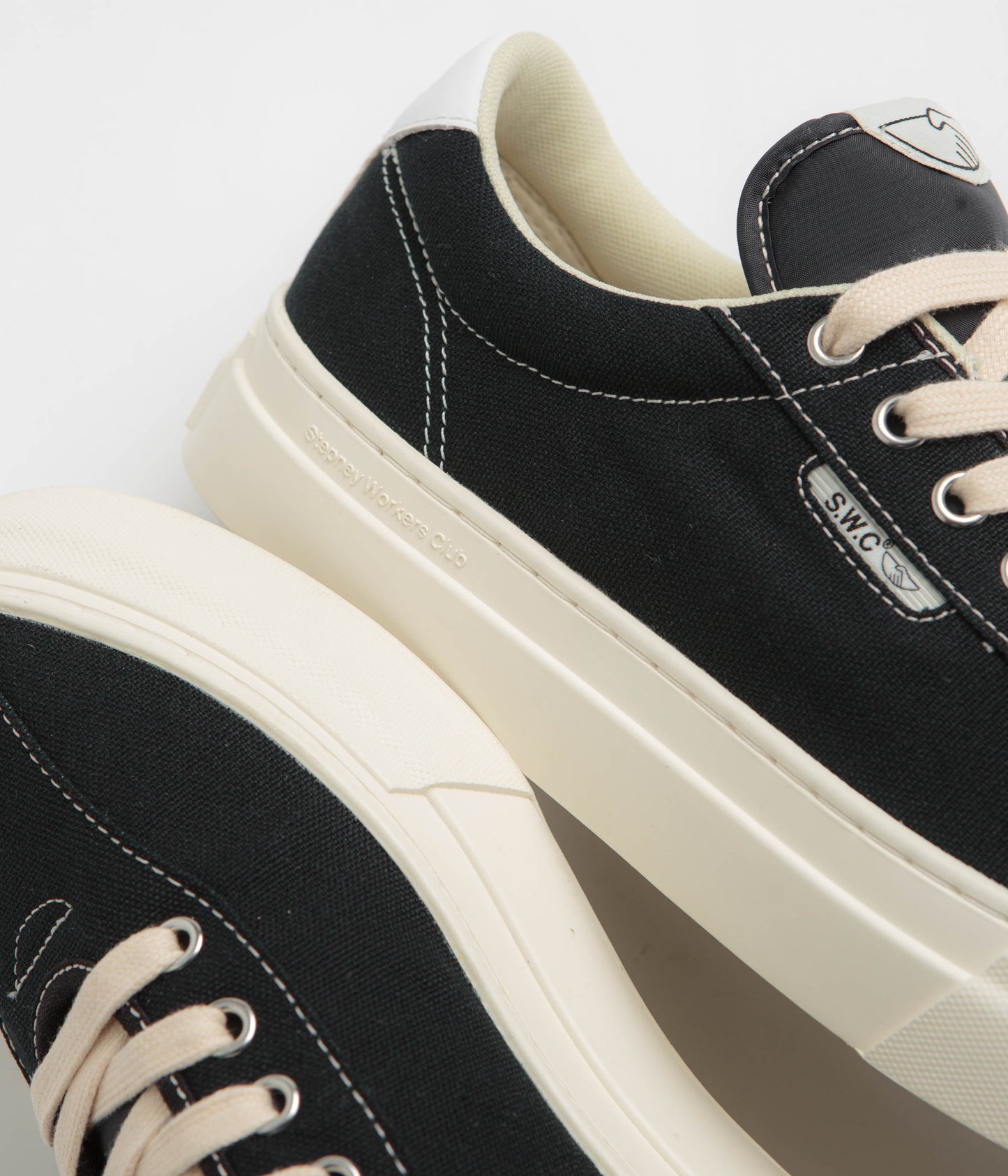 Stepney Workers Club Dellow 02 Cup Canvas Shoes - Black