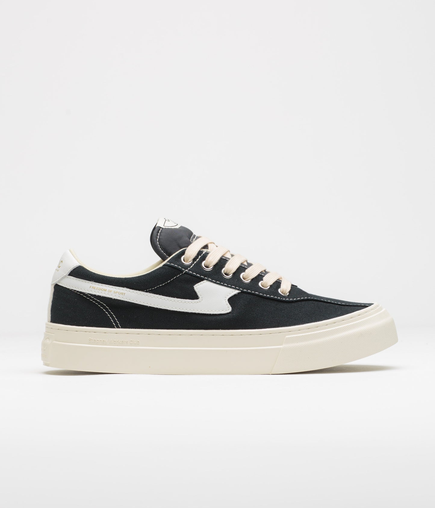 Stepney Workers Club Dellow Canvas S-Strike Cup Shoes - Black / White