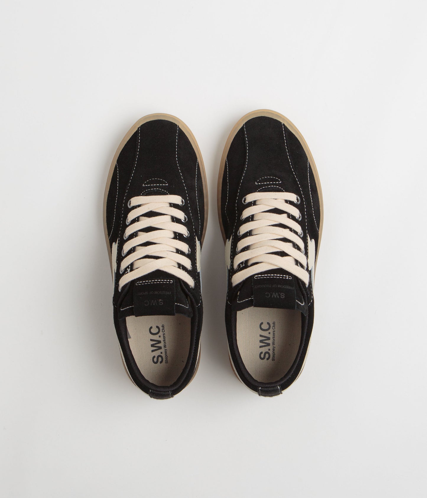 Stepney Workers Club Surma S-Strike Shoes - Black / Ecru