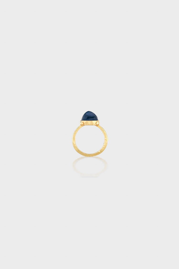 Blue Labradorite Mystic Eye Gem Ring