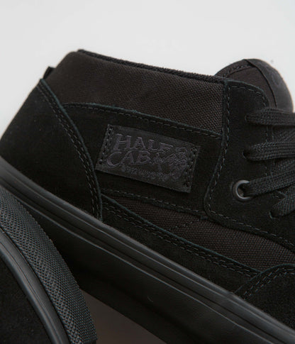 Vans Skate Half Cab Shoes - Black / Black