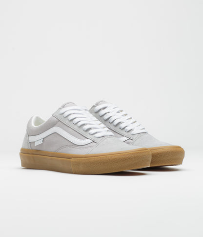 Vans Skate Old Skool Shoes - Crepe Light Gray / Gum