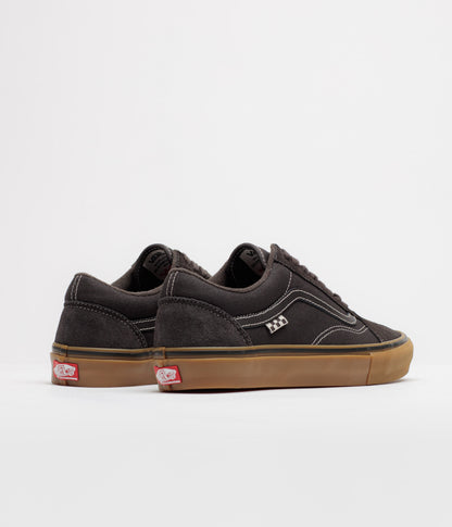 Vans Skate Old Skool Shoes - Faded Black / Gum
