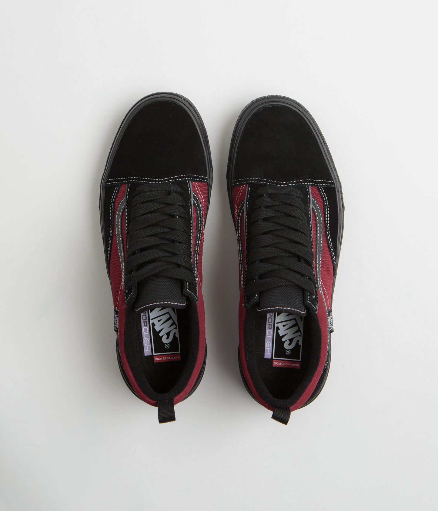 Vans Skate Old Skool Wafflecup Shoes - Black / Red