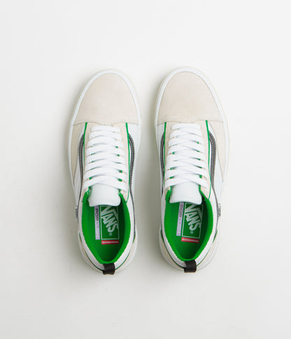 Vans Skate Old Skool Wafflecup Shoes - White / Green