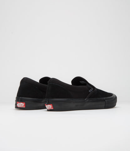 Vans Skate Slip-On Shoes - Black / Black